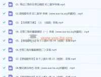 2024初二数学李爽秋季班下（人教版A+班）课程资源