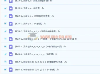 韩淑娇自然拼读1级直播班 6讲全攻略