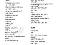 人教版PEP英语课本+听力音频全收录（1-6年级上下册）