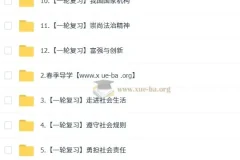 2025墨墨老师初三政治中考培训班（春上·全国版·A+）系统复习课程