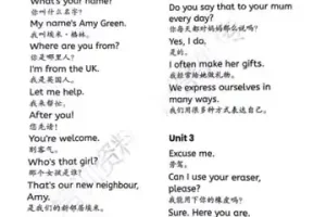 人教版PEP英语课本+听力音频全收录（1-6年级上下册）