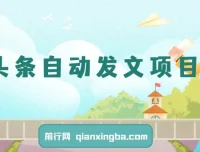 Ai头条自动发文项目教程，2024蓝海副业实操指南