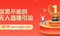 无人直播引流实操课：日引千粉的精准创业流量玩法