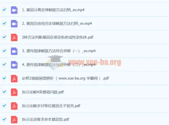 2024高三高考生物十一集训课：遗传规律解题方法专项突破