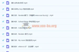 张婷婷 2019暑 小学二年级英语暑假班 10讲视频课程