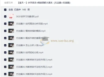 姜天一小学语文阅读理解大通关：方法篇+实战篇，系统攻克阅读难题