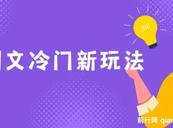 图文冷门新玩法，搭配AI无脑上传，高效月入5000+