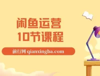 闲鱼运营10节课程详解，从入门到私域变现全攻略