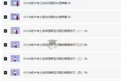 全品学堂中考数学一轮二轮三轮复习课程合集（22.7GB）