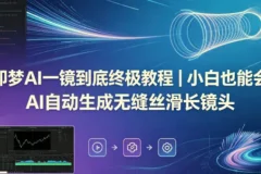 即梦AI一镜到底终极教程：自动生成无缝丝滑长镜头