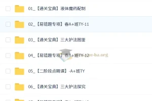 2026初三春下 实验科学自主学习·TY·A+ 陈耀泉 课程资料