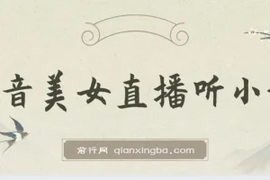 抖音美女直播听小说项目，每日变现3500+实操教程，防违规保姆级指南