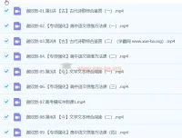 2024高三高考语文 谢欣然二轮精讲春季班 系统复习课程