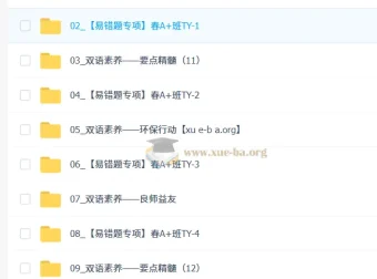 【2026初三春上】双语素养自主学习·TY·A+（一期）林爽课程资料