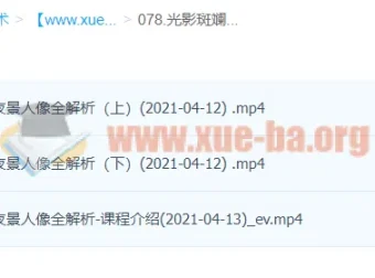 光影斑斓·梦幻夜景人像全解析 子意老师主讲