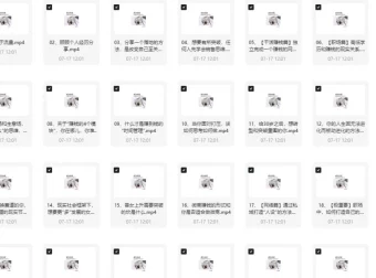 成为优质且最具竞争力的人：102节系统化成长课程
