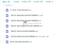 于冲2025高三高考物理押题课：核心知识串讲与新题演练