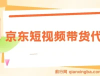京东带货代运营，2025年初翻身逆袭项目，小白有手就行，月入8000+