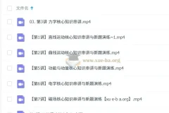 于冲2025高三高考物理押题课：核心知识串讲与新题演练