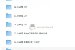 晓华亲子英语启蒙课程合集（一阶完结版）