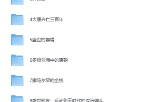 大唐书单合集分享：10本书说尽盛唐风流人物（PDF/EPUB/MOBI）