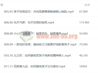 改变孩子一生的育儿心理训练营：系统课程资源