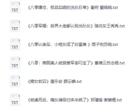 抖音番茄平台付费小说合集·热门书单精选TXT打包