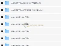 小学学霸作业本·语数英（2025春）1-6年级下册全科资料包