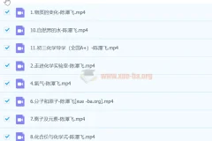 2025初三中考化学 陈谭飞化学 秋季上（暑假A+）同步课程