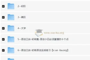 原原高ING英语课程合集：小初高到大学一站式词汇语法提分攻略[38.96GB]