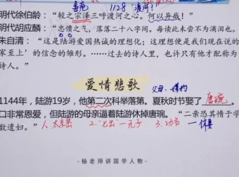 杨老师精讲中国文学史+诗词鉴赏，系统构建传统文化知识体系