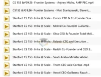 Stanford Frontier Systems 斯坦福前沿系统课程实录：AI基础设施与科技巨头实战分享