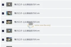 李真顺魅力口才：公众演说技巧六讲实战教程