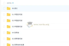 2027高三高考历史 刘勖雯 一轮通史基础核心串讲