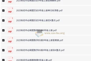 2026初中九上必刷题全套 人教物理化学英语语文历史道法 北师大数学