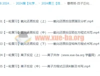 2024高三化学一轮复习 吕子正化学暑假班 氧化还原与离子反应专题精讲
