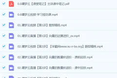 谭梦云2024高一数学A+春季班全讲课程