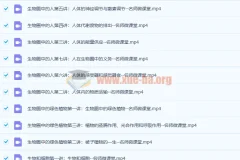 名师微课堂初中生物《生物圈中的人》12讲精讲视频+配套讲义