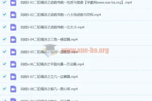 2024年高三高考数学 肖晗数学S寒假班 二轮复习精讲