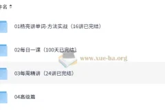 有道杨亮全民英语背诵营：从单词到名篇，一站式攻克英语听说读写