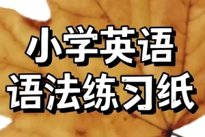 语法作业纸（Labubu主题版）趣味英语练习册