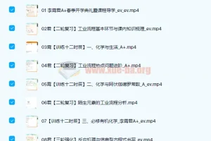 2022高三高考化学李霄君A+班春季班 二三轮复习全套课程