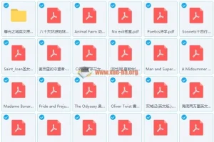 50部英文原著经典小说合集PDF打包下载