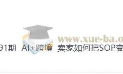 AI+跨境实战课：群响夜话会291期，手把手教你将跨境运营SOP变成AI员工