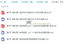 何红艳2025高三高考英语密训班 核心考点精讲与答题技巧冲刺