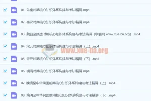 2024高三高考历史 褚润历史 暑假班 核心知识体系精讲