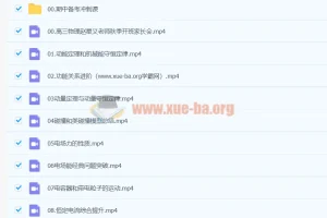 2024年高三高考 赵星义物理S秋季班 全17讲 含期中期末备考冲刺