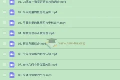 2027届高一数学全年课程 肖晗主讲 暑假班同步更新中