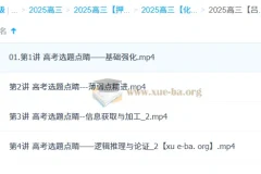 吕子正 2025高三高考化学点睛班 核心考点精讲