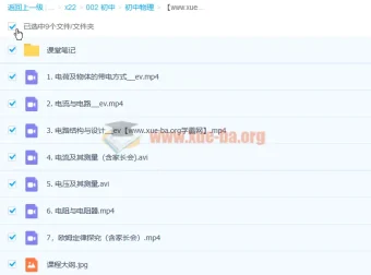 王玉峰2020暑初三物理尖端班7讲完整课程含课堂笔记